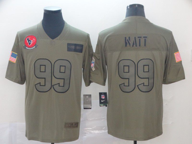 Men Houston Texans #99 Watt Nike Camo 2019 Salute to Service Limited NFL Jerseys->indianapolis colts->NFL Jersey